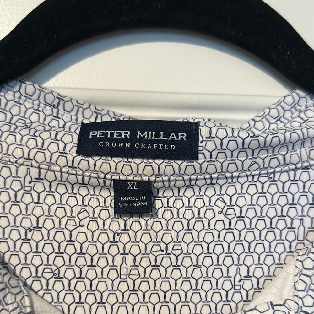Peter Millar Blue Polo Shirt Classic Style - Picture 2 of 2